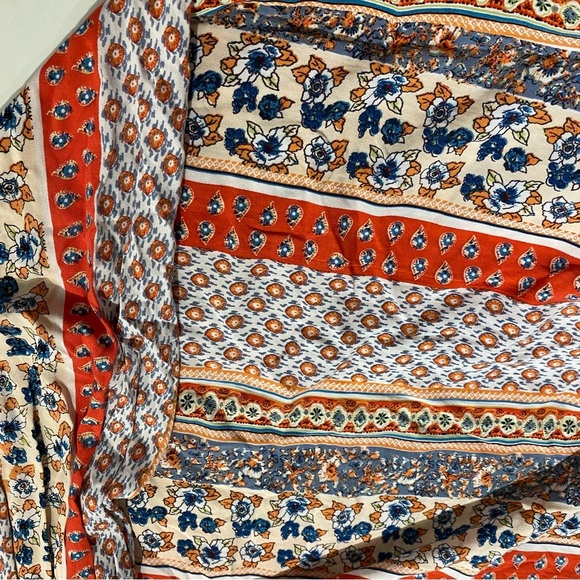 Angie maxi dress boho smocked bodice 100% Rayon - Picture 7 of 9